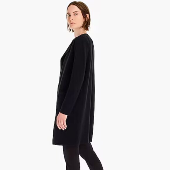 J. Crew Juliette collarless sweater-blazer size M - Picture 2 of 6